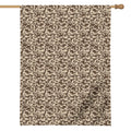 Vintage Coffee Bean Pattern Print House Flag