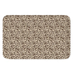 Vintage Coffee Bean Pattern Print Indoor Door Mat