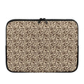 Vintage Coffee Bean Pattern Print Laptop Sleeve