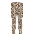 Vintage Coffee Bean Pattern Print Men's Leggings