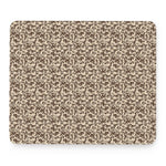 Vintage Coffee Bean Pattern Print Mouse Pad