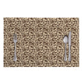 Vintage Coffee Bean Pattern Print Placemat