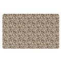 Vintage Coffee Bean Pattern Print Polyester Doormat