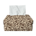 Vintage Coffee Bean Pattern Print Rectangle Tissue Box Cover