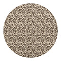 Vintage Coffee Bean Pattern Print Round Blanket
