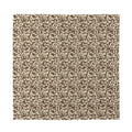 Vintage Coffee Bean Pattern Print Silk Bandana