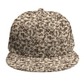 Vintage Coffee Bean Pattern Print Snapback Cap