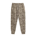 Vintage Coffee Bean Pattern Print Sweatpants