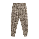 Vintage Coffee Bean Pattern Print Sweatpants