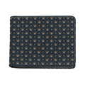 Vintage Crown Pattern Print Bifold Wallet