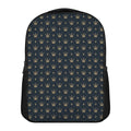 Vintage Crown Pattern Print Casual Backpack