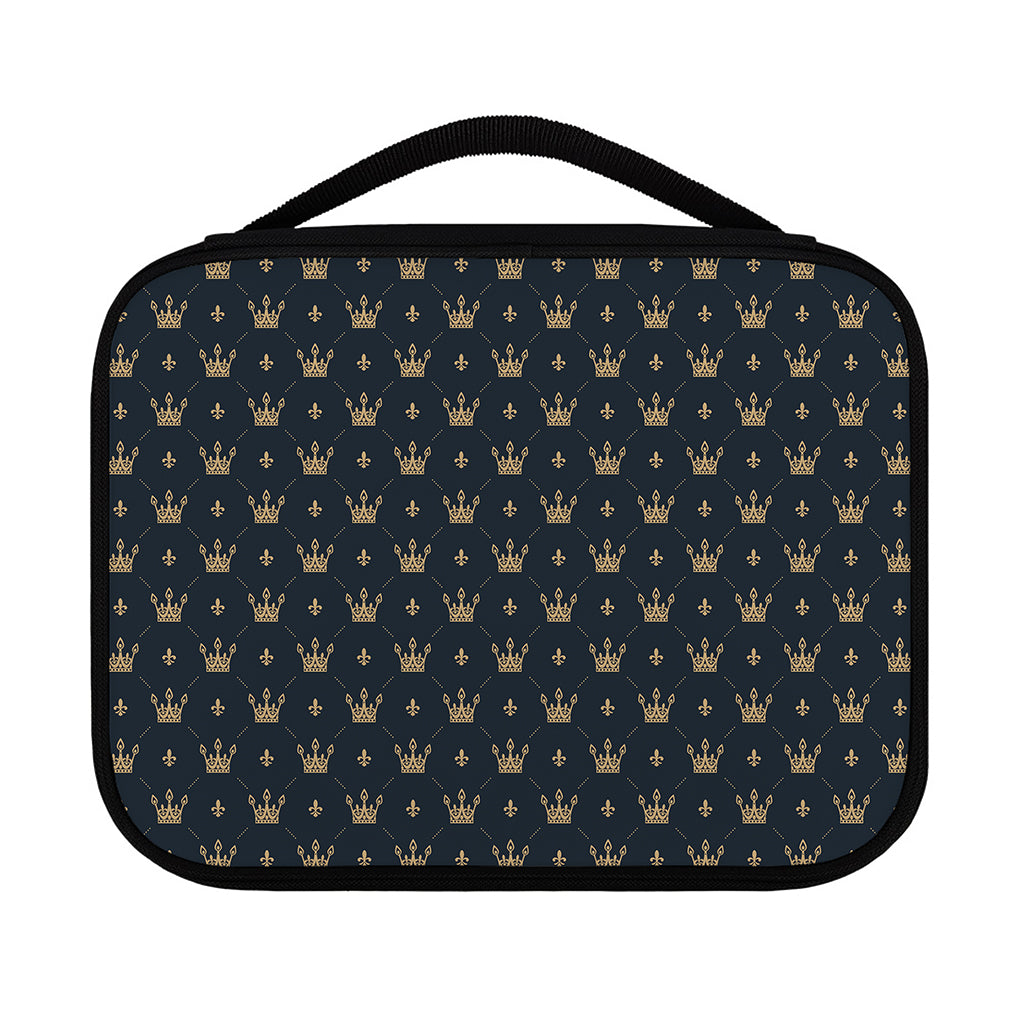 Vintage Crown Pattern Print Classic Bible Case