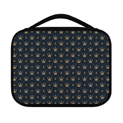 Vintage Crown Pattern Print Classic Bible Case