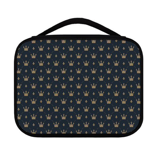 Vintage Crown Pattern Print Classic Bible Case