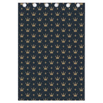 Vintage Crown Pattern Print Curtain