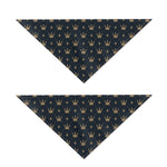 Vintage Crown Pattern Print Dog Bandana
