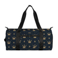 Vintage Crown Pattern Print Gym Bag