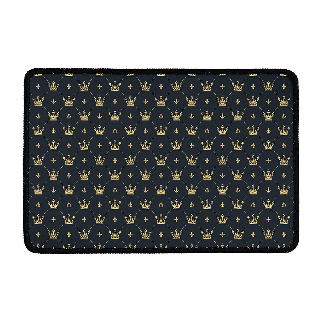 Vintage Crown Pattern Print Kitchen Mat