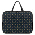 Vintage Crown Pattern Print Laptop Sleeve With Handle