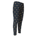 Vintage Crown Pattern Print Men's Compression Pants