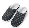Vintage Crown Pattern Print Mesh Casual Shoes