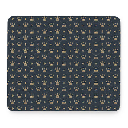 Vintage Crown Pattern Print Mouse Pad