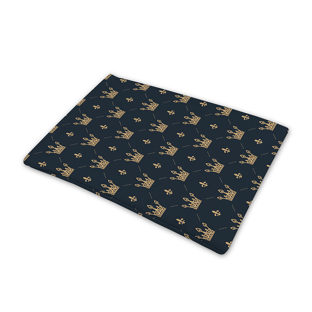 Vintage Crown Pattern Print Pet Cooling Mat Cover