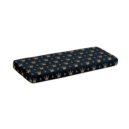 Vintage Crown Pattern Print Piano Keyboard Cover