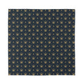 Vintage Crown Pattern Print Silk Bandana