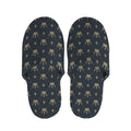 Vintage Crown Pattern Print Slippers