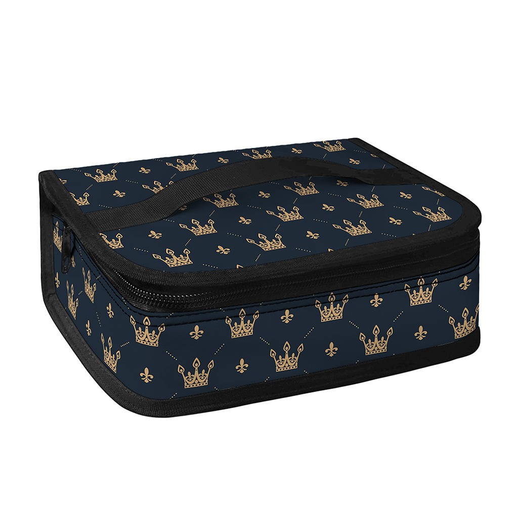 Vintage Crown Pattern Print Small Lunch Bag