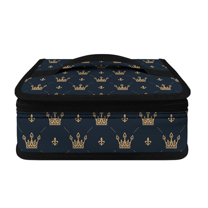 Vintage Crown Pattern Print Small Lunch Bag