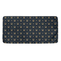 Vintage Crown Pattern Print Towel