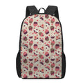 Vintage Cupcake Pattern Print 17 Inch Backpack