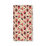 Vintage Cupcake Pattern Print Baby Crib Sheet