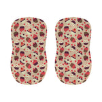 Vintage Cupcake Pattern Print Bar Stool Covers
