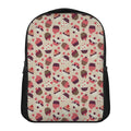 Vintage Cupcake Pattern Print Casual Backpack