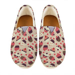 Vintage Cupcake Pattern Print Casual Shoes