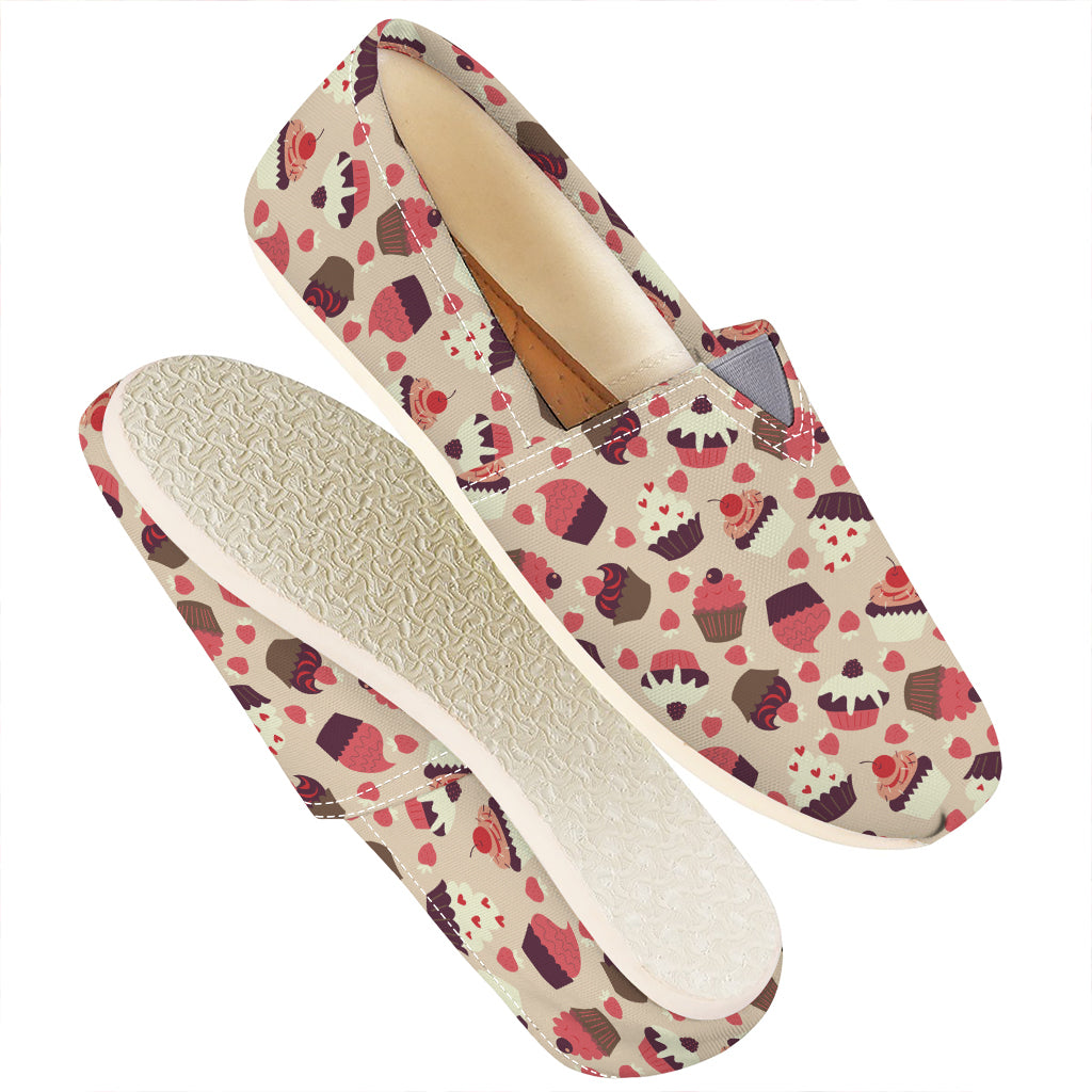 Vintage Cupcake Pattern Print Casual Shoes