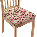 Vintage Cupcake Pattern Print Chair Cushion Cover