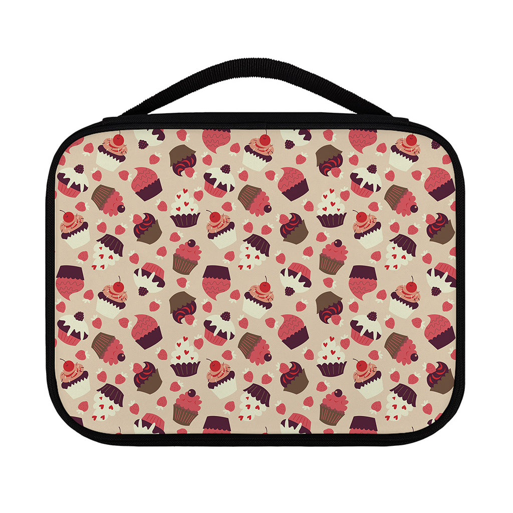 Vintage Cupcake Pattern Print Classic Bible Case