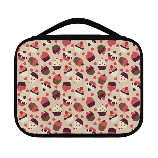 Vintage Cupcake Pattern Print Classic Bible Case