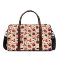 Vintage Cupcake Pattern Print Duffel Bag