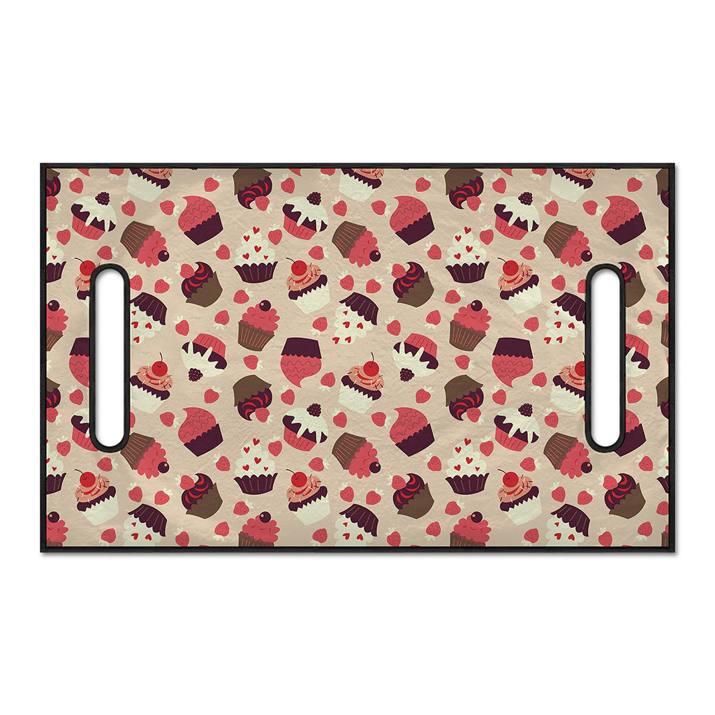 Vintage Cupcake Pattern Print Golf Cart Seat Cover