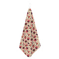 Vintage Cupcake Pattern Print Hand Towel