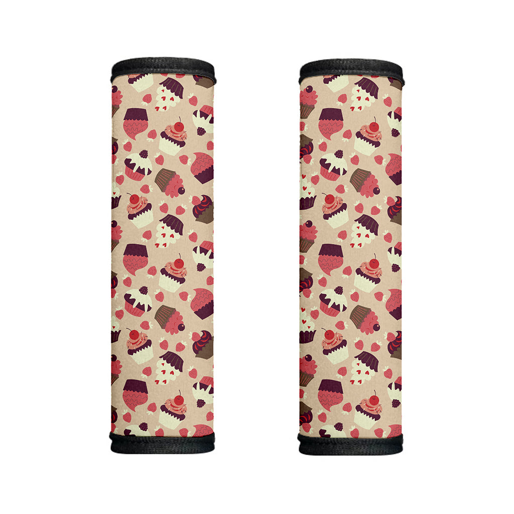Vintage Cupcake Pattern Print Handle Covers