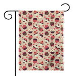 Vintage Cupcake Pattern Print House Flag
