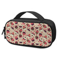 Vintage Cupcake Pattern Print Portable Cooler Travel Case