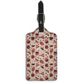 Vintage Cupcake Pattern Print Luggage Tag