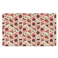 Vintage Cupcake Pattern Print Polyester Doormat